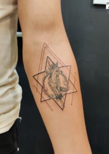 wolf tattoo line 01